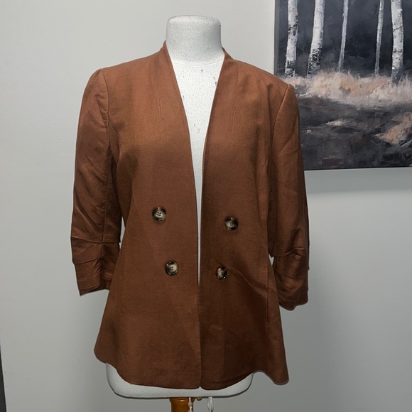 Laura linen blend blazer - Picture 1 of 5